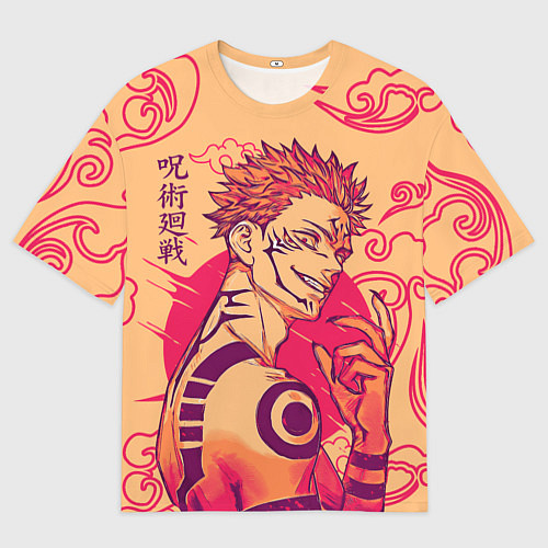 Мужская футболка оверсайз Sukuna Japan / 3D-принт – фото 1