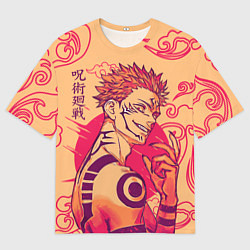 Мужская футболка оверсайз Sukuna Japan