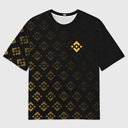 Мужская футболка оверсайз BINANCE БИНАНС ПАТТЕРН