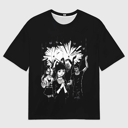 Мужская футболка оверсайз 00:01 / 3D-принт – фото 1