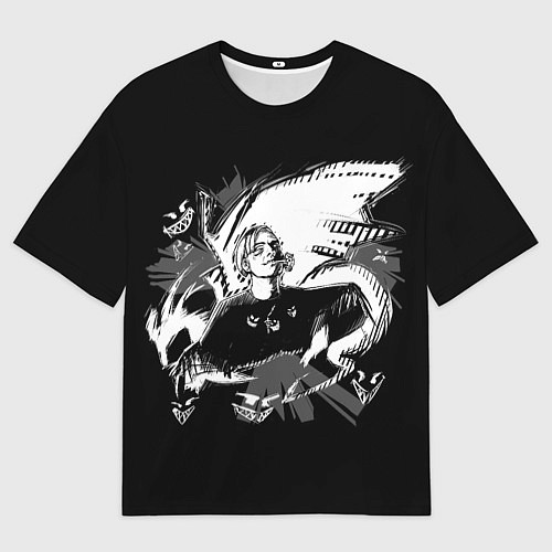 Мужская футболка оверсайз Андрей Пиро / 3D-принт – фото 1