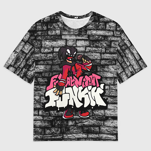 Мужская футболка оверсайз Friday Night Funkin A G O T I / 3D-принт – фото 1