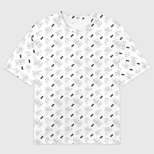 Мужская футболка оверсайз JUDO / 3D-принт – фото 1