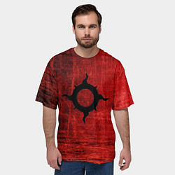 Футболка оверсайз мужская Thousand sons, цвет: 3D-принт — фото 2