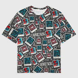 Мужская футболка оверсайз Maneskin Pattern