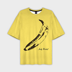 Мужская футболка оверсайз Энди Уорхол - Банан