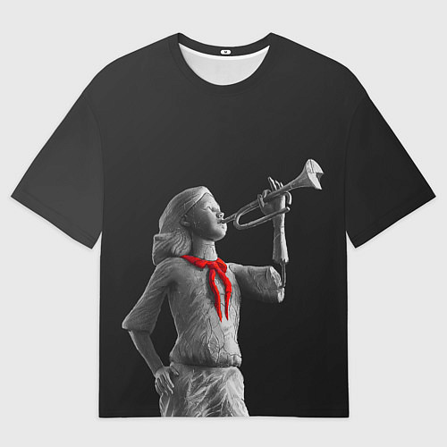 Мужская футболка оверсайз Пищеблок / 3D-принт – фото 1