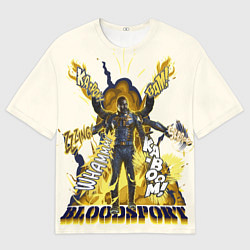 Футболка оверсайз мужская TSS Бладспорт, цвет: 3D-принт