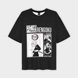 Мужская футболка оверсайз Rengoku