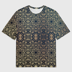 Мужская футболка оверсайз ПерсидСкие Узоры