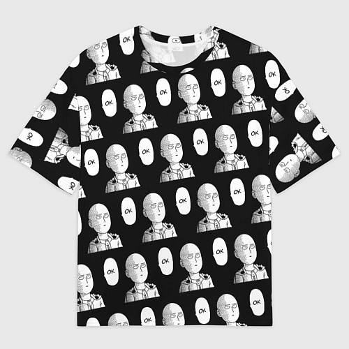 Мужская футболка оверсайз ONE-PUNCH MAN ВАН ПАНЧ МАН Z / 3D-принт – фото 1