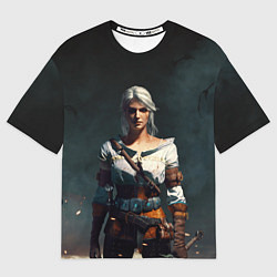 Футболка оверсайз мужская THE WITCHER CIRI, цвет: 3D-принт