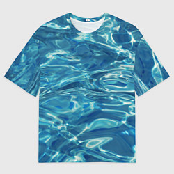Футболка оверсайз мужская Чистая вода, цвет: 3D-принт