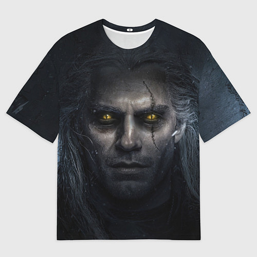 Мужская футболка оверсайз THE WITCHER ГЕРАЛЬТ GERALT / 3D-принт – фото 1