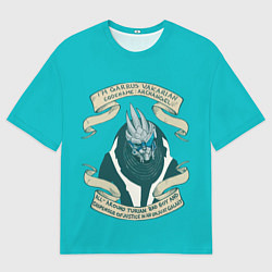 Мужская футболка оверсайз Гаррус Вакариан