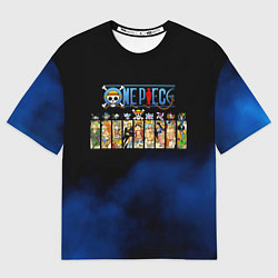 Мужская футболка оверсайз Пират Соломенной Шляпы One Piece