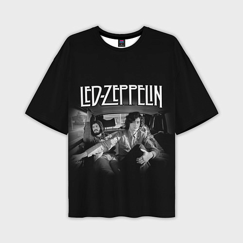 Мужская футболка оверсайз Led Zeppelin / 3D-принт – фото 1