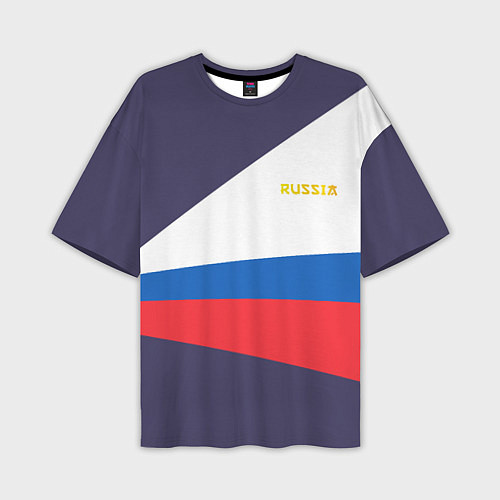 Мужская футболка оверсайз Токио 2021 Форма России / 3D-принт – фото 1