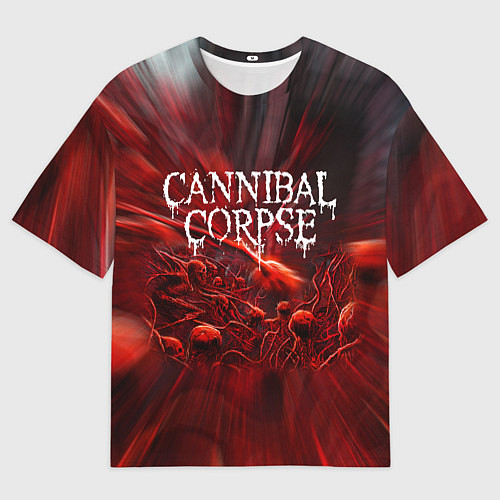 Мужская футболка оверсайз Blood Cannibal Corpse Труп Каннибала Z / 3D-принт – фото 1