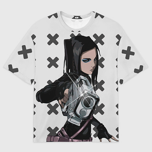 Мужская футболка оверсайз Риэл Мэйер из Эрго Прокси / 3D-принт – фото 1