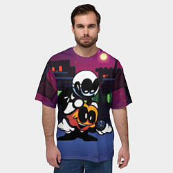Футболка оверсайз мужская FNF Скид и Памп, цвет: 3D-принт — фото 2