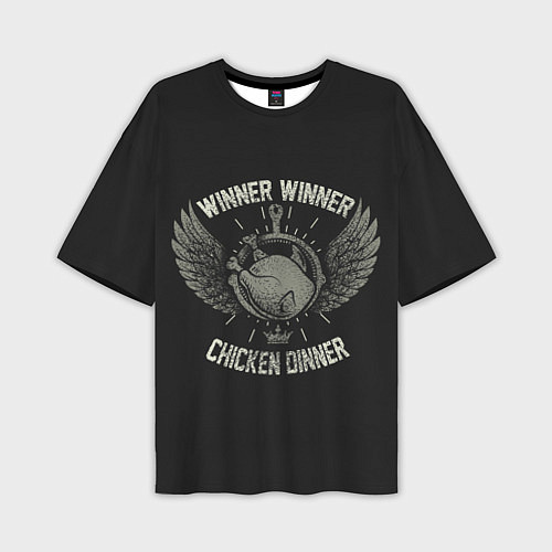 Мужская футболка оверсайз Победа к обеду / 3D-принт – фото 1