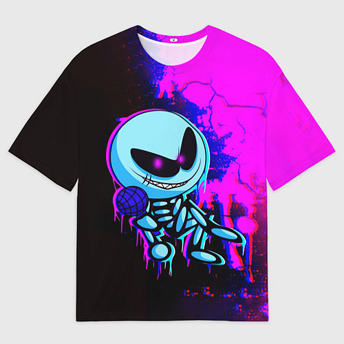 Мужская футболка оверсайз Friday Night Funkin SKID / 3D-принт – фото 1