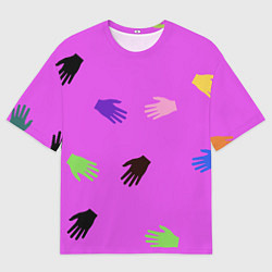 Мужская футболка оверсайз Всё в твоих руках