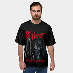 Футболка оверсайз мужская MICK THOMPSON SLIPKNOT СЛИПКНОТ Z, цвет: 3D-принт — фото 2