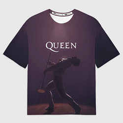 Футболка оверсайз мужская Freddie Mercury Queen Z, цвет: 3D-принт