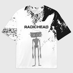 Мужская футболка оверсайз Radiohead Радиохед Z