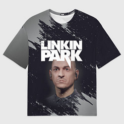 Футболка оверсайз мужская ЧЕСТЕР ЛИНКИН ПАРК Z, цвет: 3D-принт