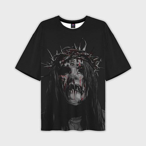 Мужская футболка оверсайз Joey Jordison / 3D-принт – фото 1