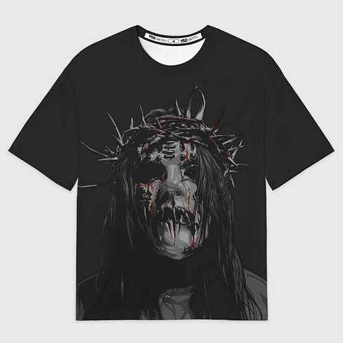 Мужская футболка оверсайз Joey Jordison / 3D-принт – фото 1