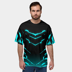 Футболка оверсайз мужская DEAD SPACE АЙЗЕК КЛАРК, цвет: 3D-принт — фото 2