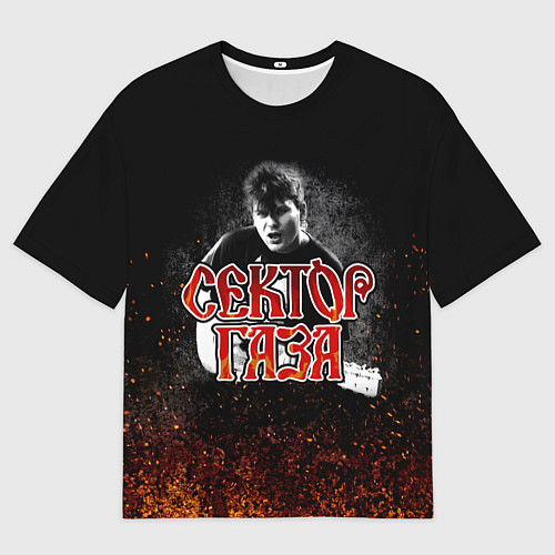 Мужская футболка оверсайз Сектор Газа Юра ХОЙ / 3D-принт – фото 1