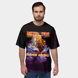 Футболка оверсайз мужская Сектор Газа альбом Зловещие мертвецы, цвет: 3D-принт — фото 2