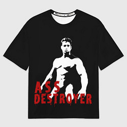 Мужская футболка оверсайз ASS DESTROYER