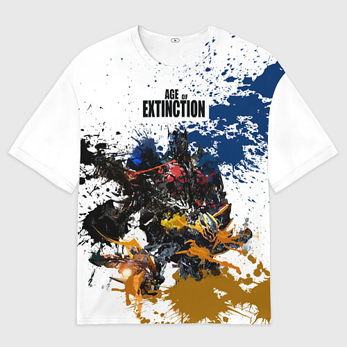 Мужская футболка оверсайз Эпоха Истребления / 3D-принт – фото 1