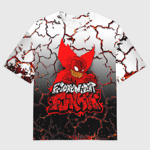 Мужская футболка оверсайз Friday Night Funkin Tricky One / 3D-принт – фото 1