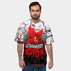 Футболка оверсайз мужская Friday Night Funkin Tricky One, цвет: 3D-принт — фото 2