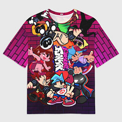 Мужская футболка оверсайз ВСЕ ПЕРСОНАЖИ ИЗ ИГРЫ