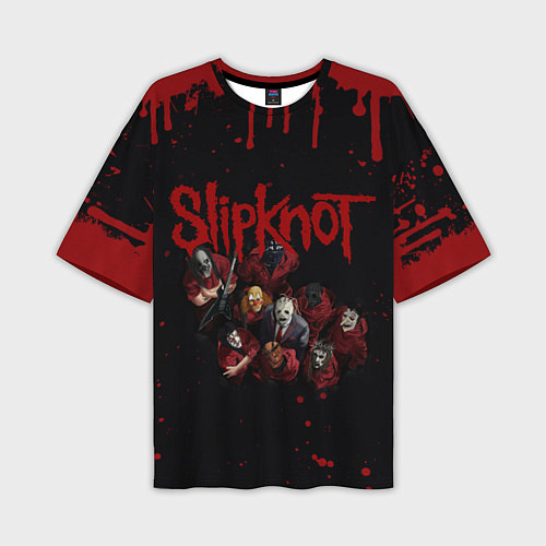 Мужская футболка оверсайз SLIPKNOT СЛИПКНОТ Z / 3D-принт – фото 1