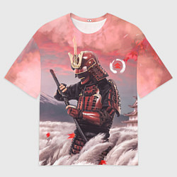 Мужская футболка оверсайз Ghost of Tsushim Призрак Цусимы Z