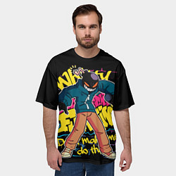 Футболка оверсайз мужская Whitty, Friday Night Funkin, цвет: 3D-принт — фото 2