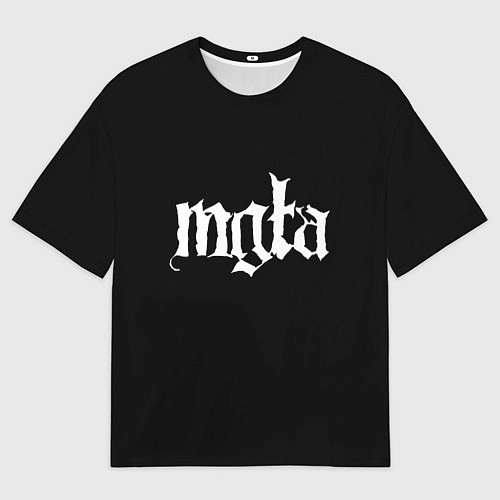 Мужская футболка оверсайз Mgla / 3D-принт – фото 1
