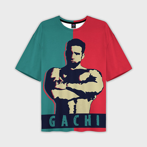 Мужская футболка оверсайз GACHI RB 3D / 3D-принт – фото 1