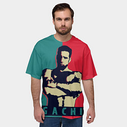 Футболка оверсайз мужская GACHI RB 3D, цвет: 3D-принт — фото 2
