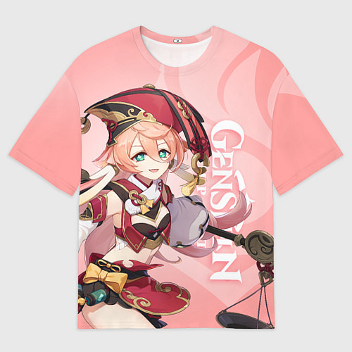 Мужская футболка оверсайз Genshin Impact, Янь Фэй / 3D-принт – фото 1