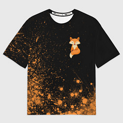 Футболка оверсайз мужская Foxy - Paint, цвет: 3D-принт